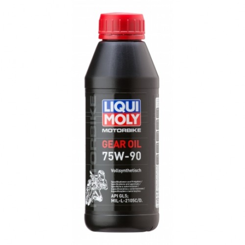 LIQUI MOLY SINTETINĖ TRANSMISINĖ ALYVA MOTOCIKLAMS - RACING GEAR OIL SAE 75W-90 500ml