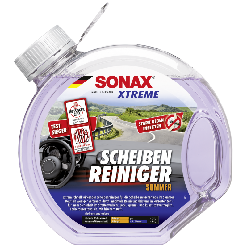 SONAX VASARINIS LANGŲ APIPLOVIMO SKYSTIS XTREME (3+3) 3l