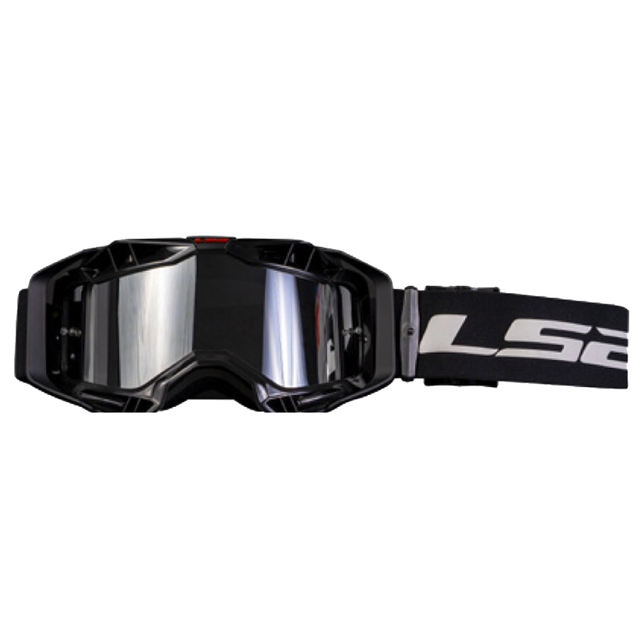 AKINIAI LS2 AURA PRO – JUODI, IRIDIUM STIKLIUKAS