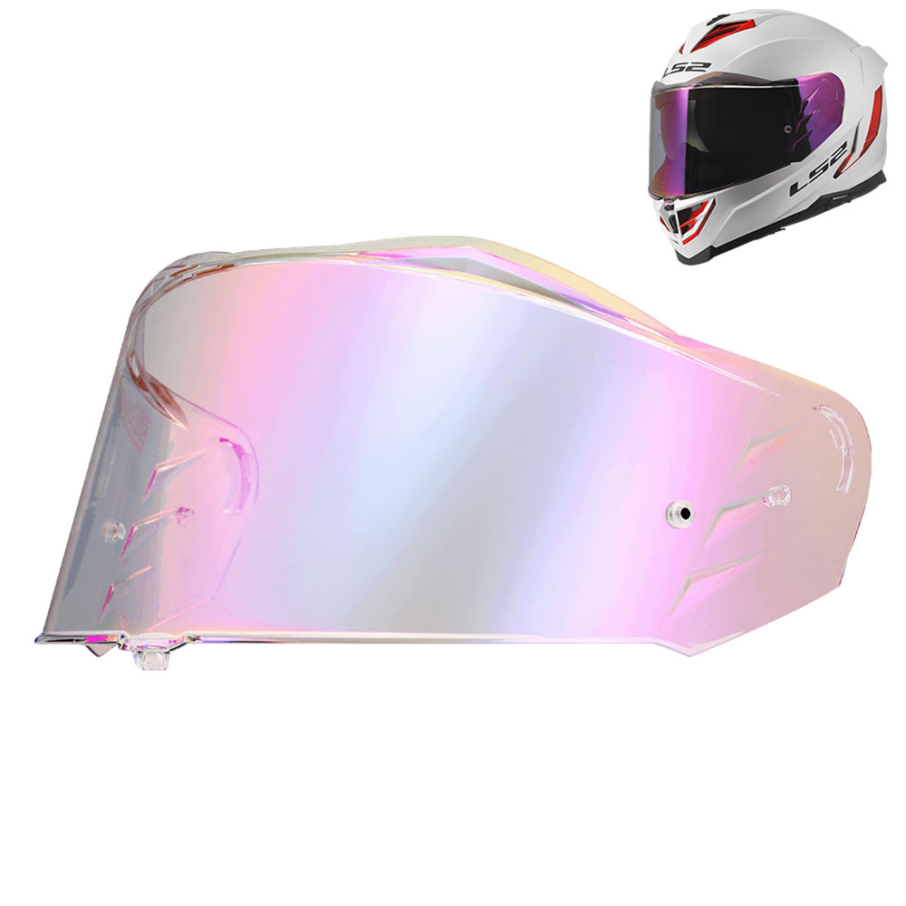 LS2 FF818 Visor - Electric Spray Rainbow