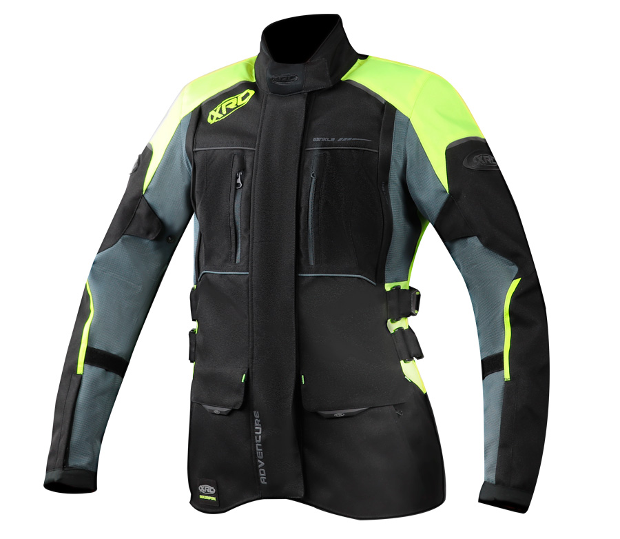  MOTO STRIUKĖ XRC WINKLE WTP MOTERIMS JUODA/ PILKA/ ŽALIA